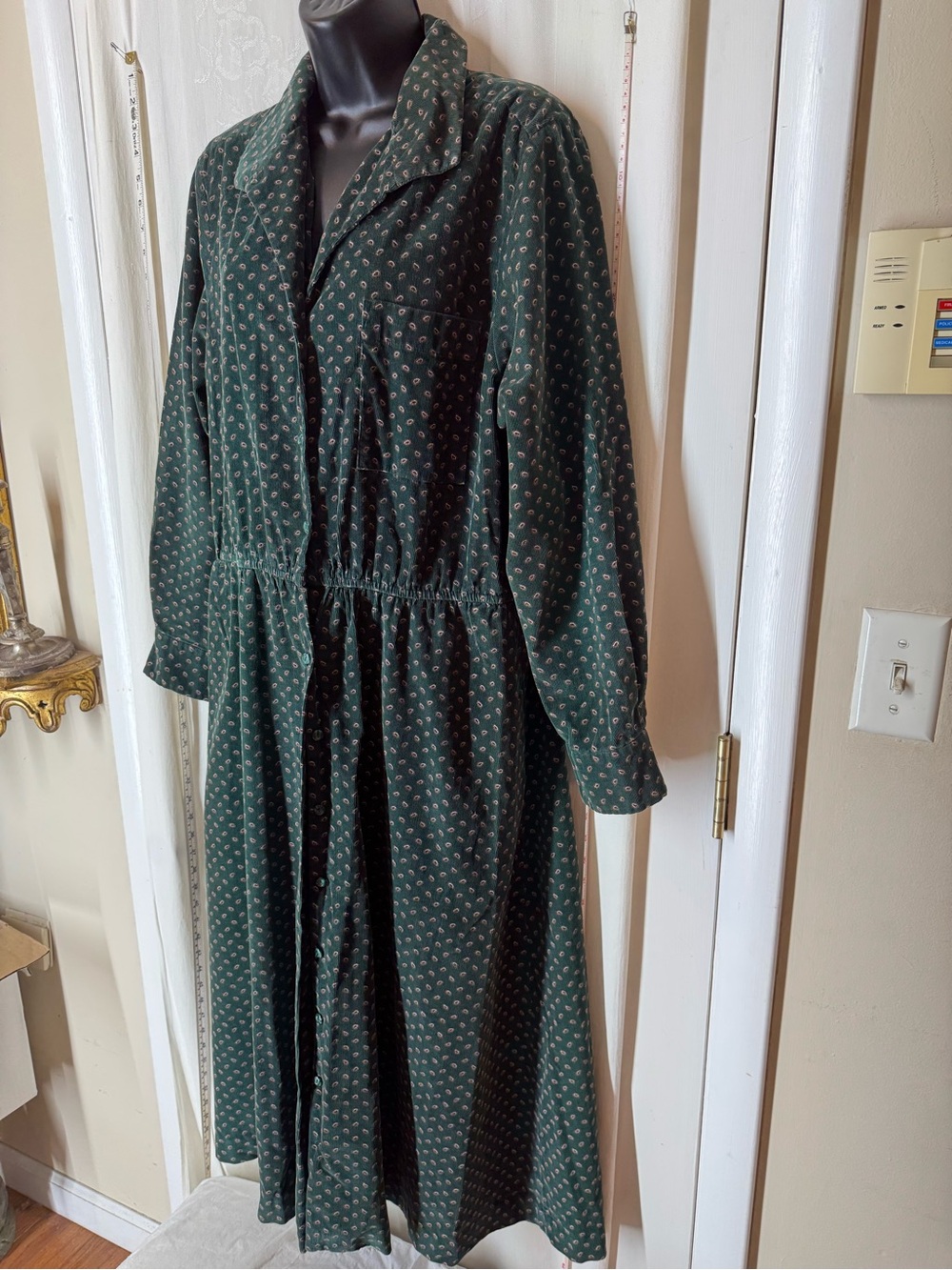 Vintage Charter Club Paisley Corduroy Dress - Picture 3 of 8